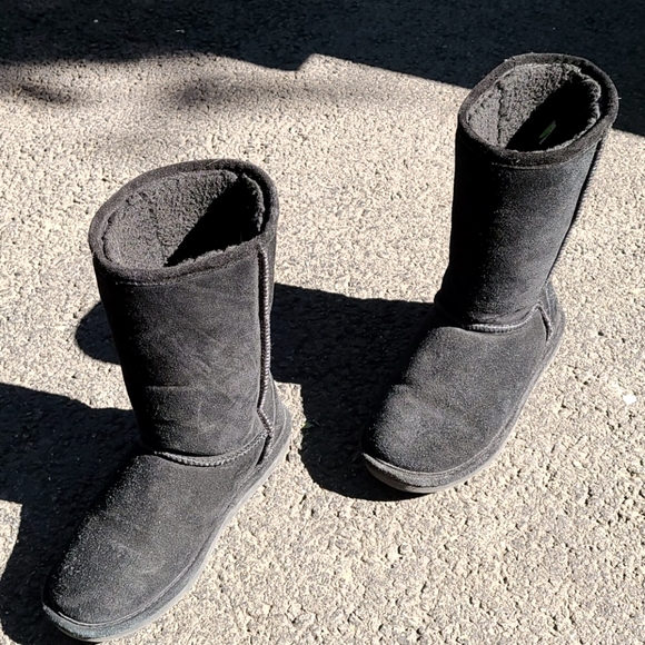 BearPaw Boots Black US 8 - Picture 1 of 4
